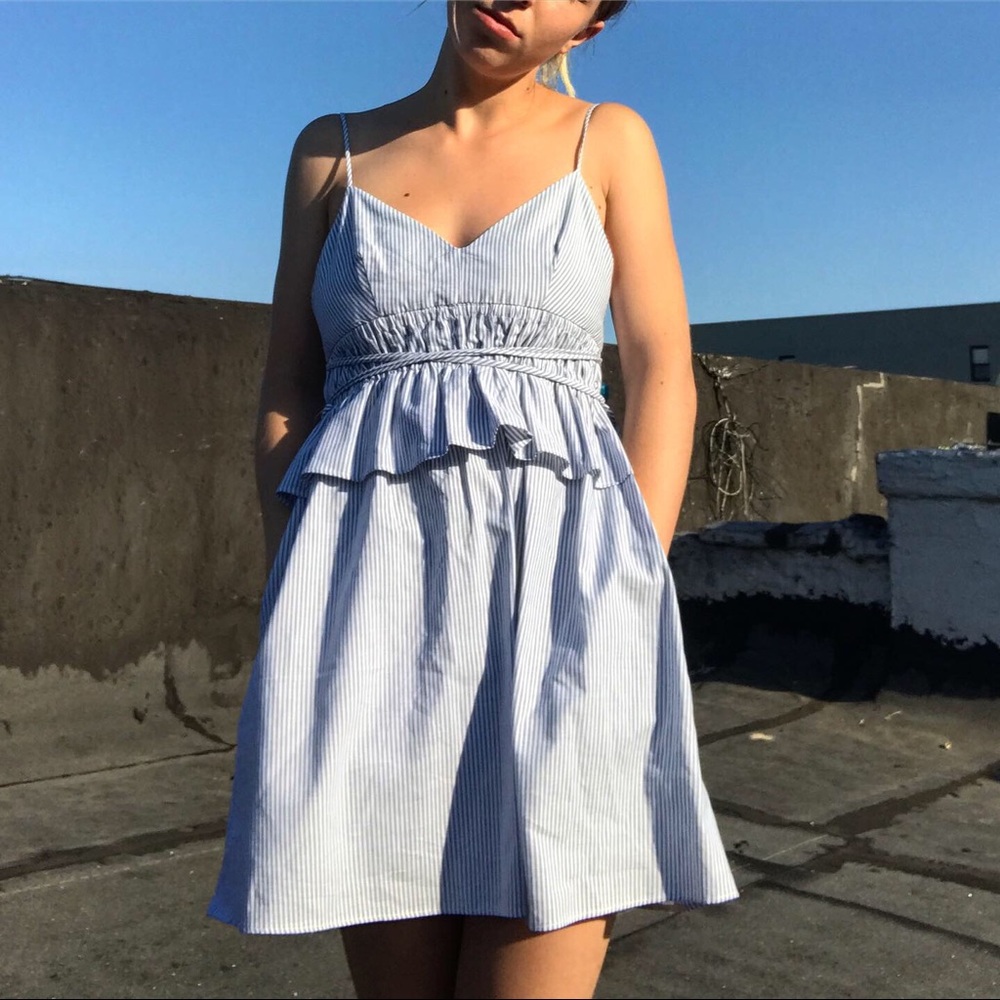 Adorable Zara striped romper dress